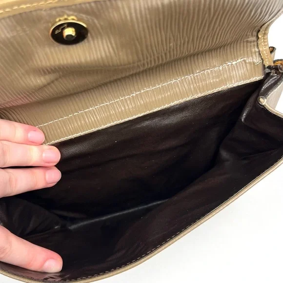 FENDI Zucca Shoulder Bag Coating Canvas And Leather